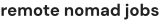 Remote Nomad Jobs logo