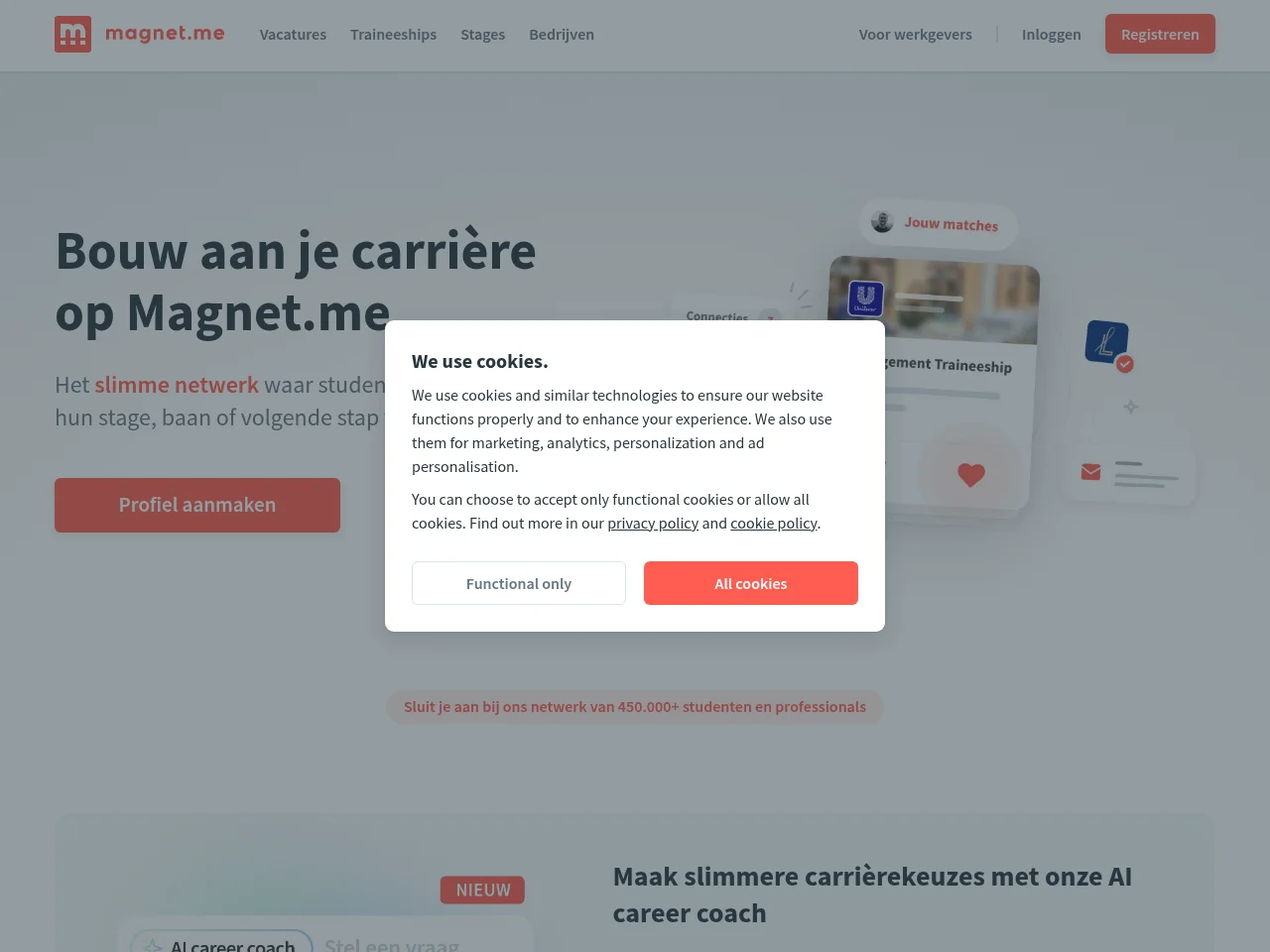 Magnet website screenshot