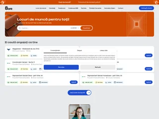 8ore.ro platform preview 8ore.ro platform preview