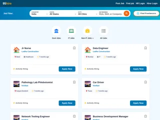 95hire Job Portal screenshot preview 95hire Job Portal screenshot preview