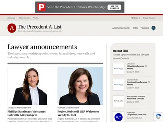 The Precedent A-List platform preview