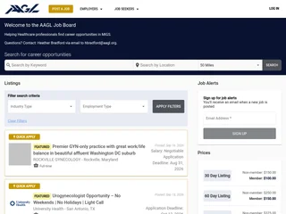 AAGL Career Center screenshot preview