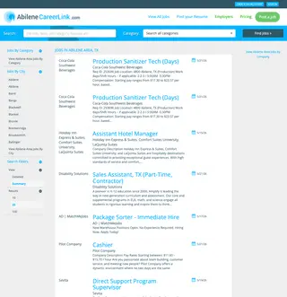 AbileneCareerLink.com platform preview