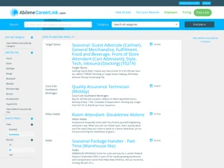 AbileneCareerLink.com platform preview AbileneCareerLink.com platform preview