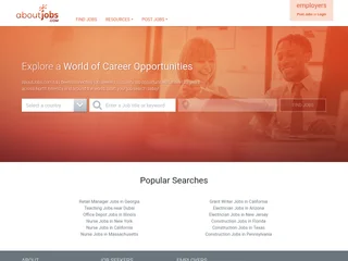 AboutJobs.com platform preview AboutJobs.com platform preview