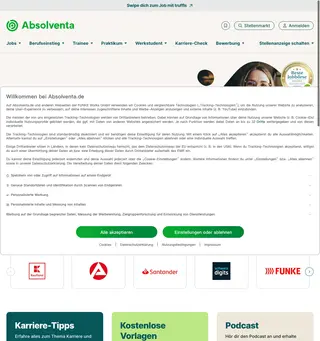Absolventa platform preview