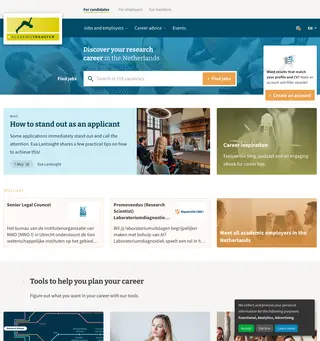 AcademicTransfer platform preview