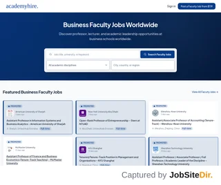 AcademyHire platform preview