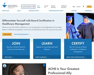 American College of Healthcare Executives platform preview