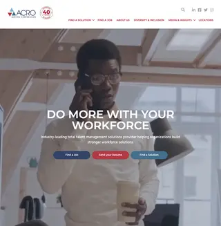 Acro Service Corporation platform preview