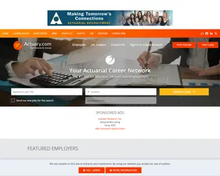 Actuary.com screenshot preview