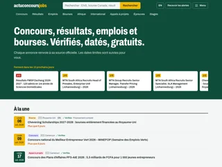 actuconcoursjobs screenshot preview