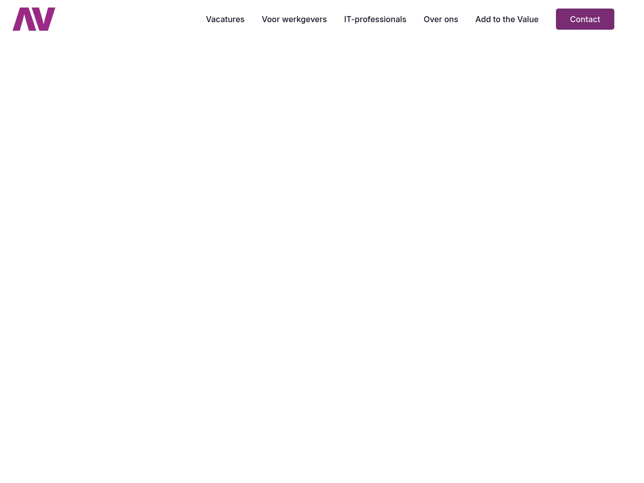 Add Value IT Recruitment screenshot Add Value IT Recruitment job board platform screenshot showing job search interface