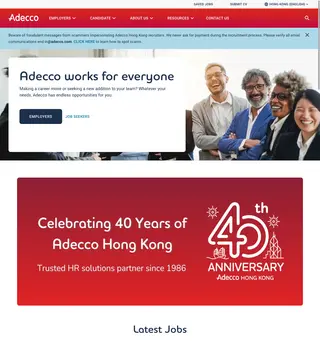 Adecco Hong Kong screenshot preview