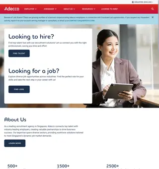 Adecco Singapore platform preview