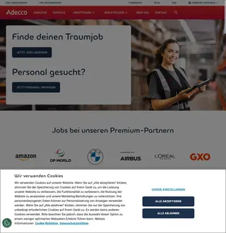 Adecco Deutschland platform preview