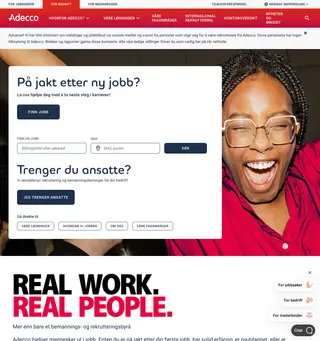 Adecco Norway platform preview