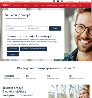 Adecco Poland platform preview