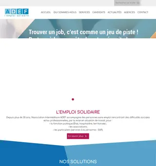 Adef Emploi platform preview