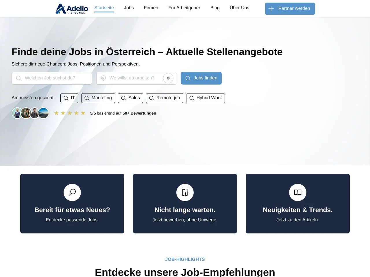 Adelio Personal screenshot Adelio Personal website screenshot