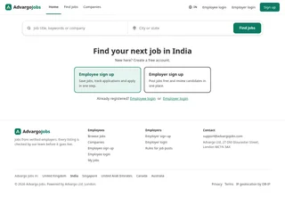 Advargo Jobs platform preview Advargo Jobs platform preview