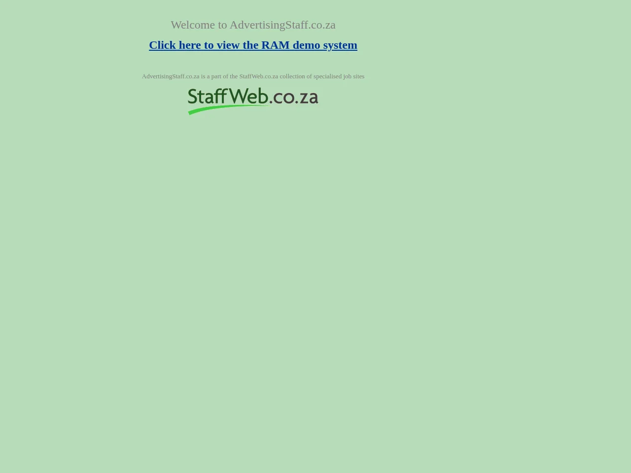 AdvertisingStaff.co.za screenshot AdvertisingStaff.co.za job board platform screenshot showing job search interface