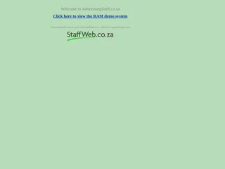 AdvertisingStaff.co.za screenshot preview
