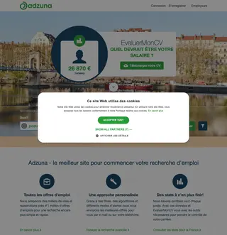 Adzuna.fr screenshot preview
