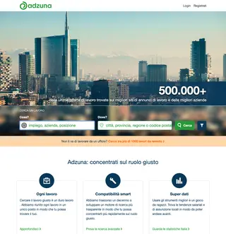 Adzuna.it screenshot preview
