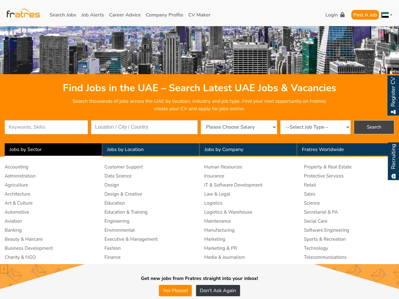 Fratres screenshot Fratres website screenshot