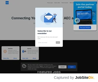AEC Tech Jobs platform preview AEC Tech Jobs platform preview