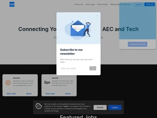 AEC Tech Jobs platform preview AEC Tech Jobs platform preview