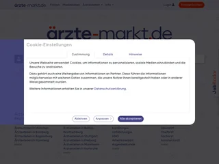 ärzte-markt.de screenshot preview ärzte-markt.de screenshot preview