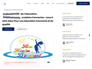 AfricEduc screenshot preview