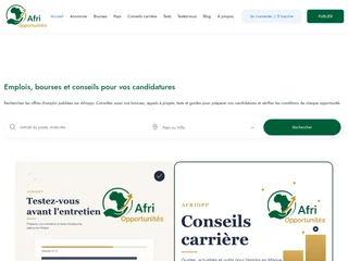 Afriopp platform preview Afriopp platform preview