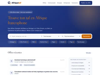 Afriquetaf screenshot preview Afriquetaf screenshot preview