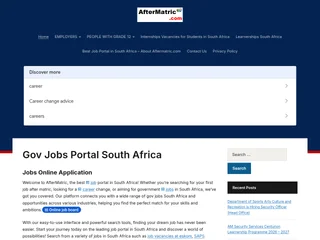 AfterMatric screenshot preview