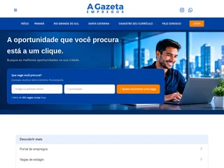 Gazeta Empregos Sul platform preview Gazeta Empregos Sul platform preview
