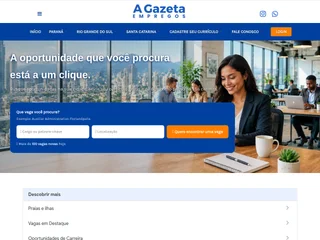 A Gazeta Empregos Sul screenshot preview