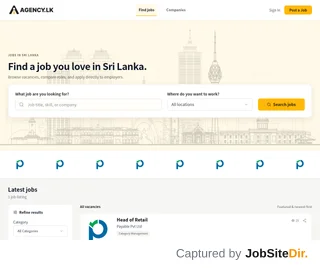 Agency.lk platform preview