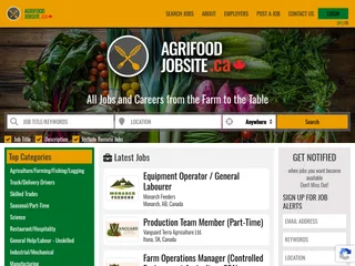 Agrifood Jobsite platform preview