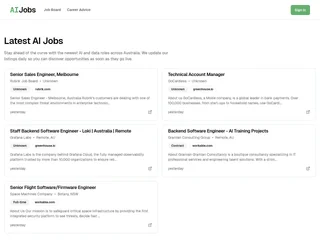 AI Jobs screenshot preview