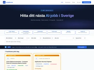 ai-jobs.se screenshot preview ai-jobs.se screenshot preview