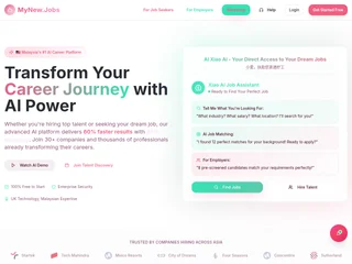 MyNew.Jobs platform preview MyNew.Jobs platform preview