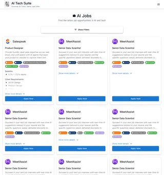 AI Tech Suite platform preview