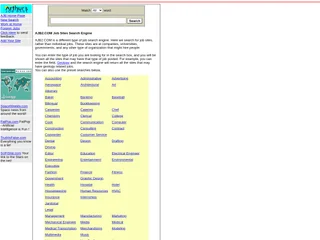 Arthur's Job Base Search Engine screenshot preview