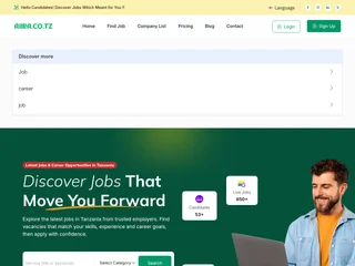 Ajira.co.tz screenshot preview