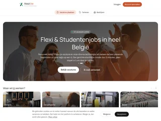 Akazi.be screenshot preview