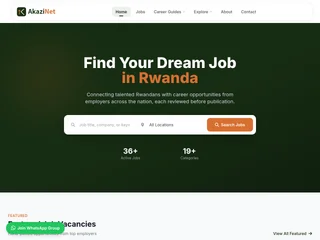 AkaziNet platform preview AkaziNet platform preview