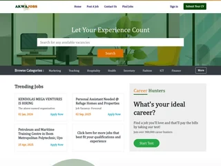 Akwajobs screenshot preview